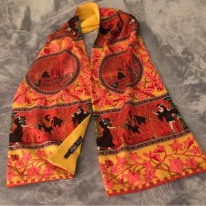 HERMES VINTAGE SCARF  🧣 💯% Silk and Angora Cashmere